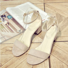 Load image into Gallery viewer, MCCKLE Summer Women Shoes Gladiator Buckle Strap Cover Heel Fashion Chunky Ladies Sandals For Woman Ankle Strap Footwear