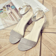 Load image into Gallery viewer, MCCKLE Summer Women Shoes Gladiator Buckle Strap Cover Heel Fashion Chunky Ladies Sandals For Woman Ankle Strap Footwear