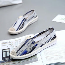 Load image into Gallery viewer, Casual Loafers Slip On Flats Fisherman Shoes Woman Casual Summer Autumn Canvas Espadrilles Ladies Lightweight Shoes Breathable
