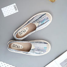 Load image into Gallery viewer, Casual Loafers Slip On Flats Fisherman Shoes Woman Casual Summer Autumn Canvas Espadrilles Ladies Lightweight Shoes Breathable