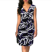 Load image into Gallery viewer, Berydress Elegant Classic Dress Polka Dots Draped Women Dresses Cocktail Party Midi Black Summer Bodycon Faux Wrap Vestidos 2018