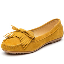 Load image into Gallery viewer, Women Flat Platform Loafers Ladies Elegant Suede Moccasins Fringe Shoes Woman Slip On Tassel Moccasin 2018 Fashion Driving Shoes