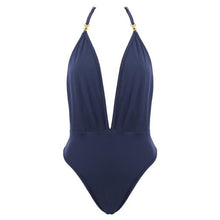 Load image into Gallery viewer, Summer one piece suits swimwear women Solid traje de bano mujer Sexy bikinis 2018 mujer push up Beachwear Dropshipping