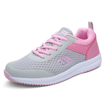 Load image into Gallery viewer, 2019 Sport Shoes Women Flats White Breathable Sneakers Women Casual Ladies Shoes Outdoor Running Trainers Footwear Female