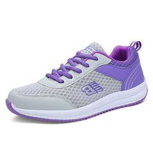 Load image into Gallery viewer, 2019 Sport Shoes Women Flats White Breathable Sneakers Women Casual Ladies Shoes Outdoor Running Trainers Footwear Female