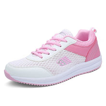 Load image into Gallery viewer, 2019 Sport Shoes Women Flats White Breathable Sneakers Women Casual Ladies Shoes Outdoor Running Trainers Footwear Female