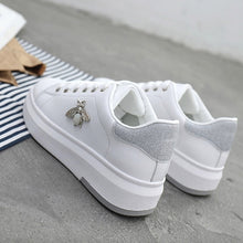 Load image into Gallery viewer, Women Casual Shoes 2019 Autumn Women Sneakers Fashion PU Leather Women Shoes Breathable Heigt Increating Platform Women Shoes