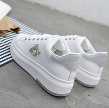Load image into Gallery viewer, Women Casual Shoes 2019 Autumn Women Sneakers Fashion PU Leather Women Shoes Breathable Heigt Increating Platform Women Shoes