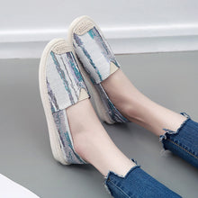 Load image into Gallery viewer, Casual Loafers Slip On Flats Fisherman Shoes Woman Casual Summer Autumn Canvas Espadrilles Ladies Lightweight Shoes Breathable
