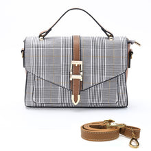 Load image into Gallery viewer, Striped Women Shoulder Bags Small Flap Handbags PU Leather Ladies Messenger Bag Clutch Women Crossbody Bags Purse Satchels