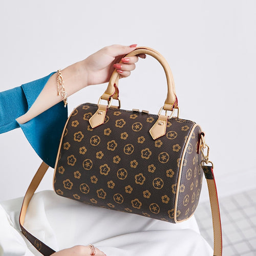 LANKOU 2019 Fashion Women Single Shoulder Bags High-capacity Ladies Travel Designer Handbags PU Leather Luxury Famous Totes Bags