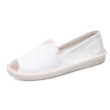 Load image into Gallery viewer, Women 2018 Summer Lightweight Breathable Flat Shoes Ladies White Fisherman Leisure Soft Comfortable Espadrilles Lazy Loafers New