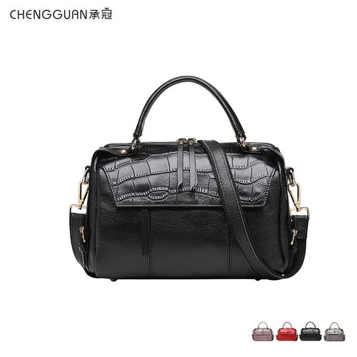 Fashion quality chengguan 0715 genuine leather Crocodile pattern handbag single shoulder bag Inclined shoulder bag for women