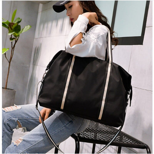 2019 Fashion Single Shoulder Bags for Women High-capacity Ladies Outdoor Travel Designer Handbags Casual Simple Black Totes Bags
