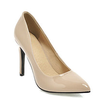 Load image into Gallery viewer, WETKISS Thin High Heels Women Pumps Pointed Toe Footwear Party Patent Pu Female Shoes Shallow Shoes Woman 2019 Spring New White