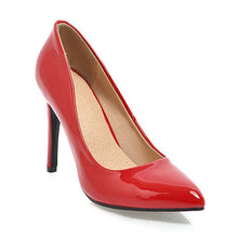 Load image into Gallery viewer, WETKISS Thin High Heels Women Pumps Pointed Toe Footwear Party Patent Pu Female Shoes Shallow Shoes Woman 2019 Spring New White
