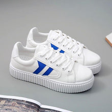 Load image into Gallery viewer, 2018 Sweet Ladies Canvas Shoes Women Flat Platform Shoes Fashion Female White Breathable Thick Sole Student Casual Espadrilles