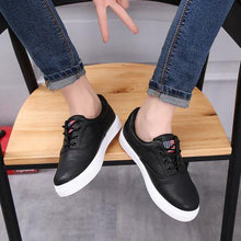 Load image into Gallery viewer, Autumn Winter High Quality Leather Sneakers Women Platform Shoes White Black Tenis Feminino Casual Sports Shoes Chunky Trainers