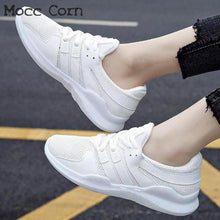 Load image into Gallery viewer, Summer Autumn Women Casual Shoes Breathable Mesh Sneakers White Black Tenis Feminino Casual Womens Sport Shoes Trainers Sneakers