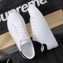 Load image into Gallery viewer, Women Sneakers 2018 Spring Autumn Soft PU Ladies Leather Flats Woman Shoes Fashion Lace-Up Breathable White Women Casual Shoes