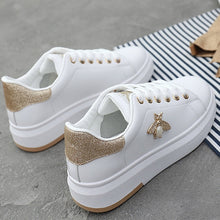 Load image into Gallery viewer, women Sneakers Casual shoes 2019 Leather Fashion Spring Summer Autumn Wedge Shoes For Women Creepers Female Slip on Sneakers
