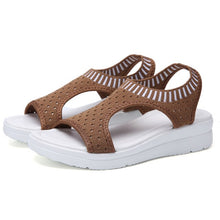 Load image into Gallery viewer, 2019 Summer Women Sandals Flat Platform Breathable Sandals Women Wedge Shoes Casual Sandals Women Flat Big Size